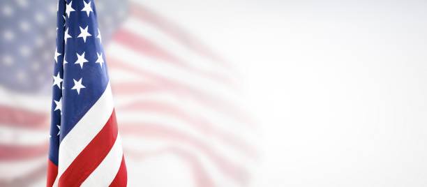記念日、7月4日、労働者の日のためのアメリカの旗 - american flag flag usa us memorial day ストックフォトと画像