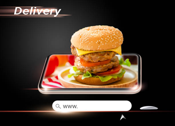 istock people ordering food online Website Via mobile phone 1220977292