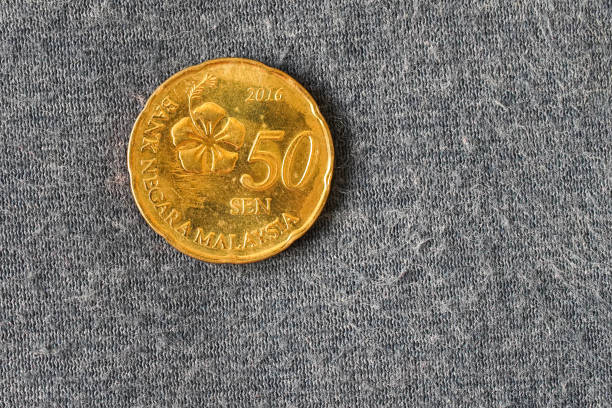 Malaysia Coin Malaysia Ringgit Coin 10 20 50 Payment Concept Background coins of ringgit of malaysia stock pictures, royalty-free photos & images