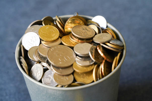 Malaysia Coin Malaysia Ringgit Coin 10 20 50 Payment Concept Background coins of ringgit of malaysia stock pictures, royalty-free photos & images