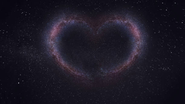 istock Milky Way is heart shape 1220986945