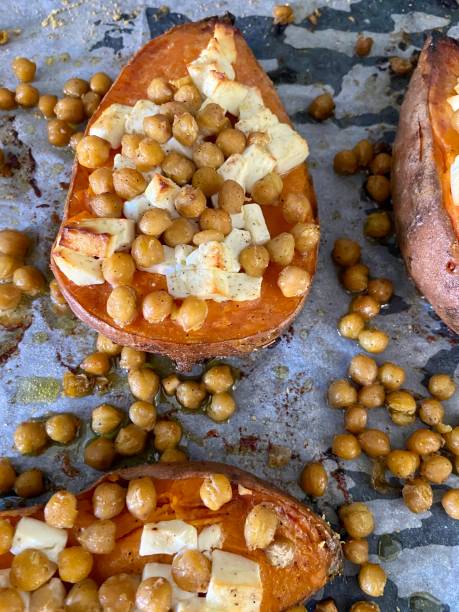 istock Baked sweet potatoes 1220994079