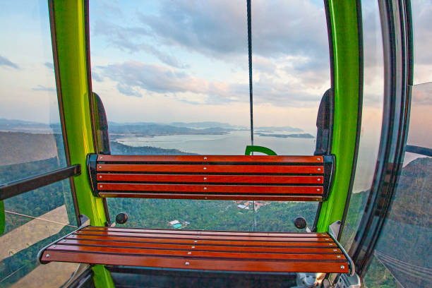 istock Canle car in mountains on Langkawi island, Malaysia 1220999066