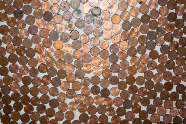 istock Close up pile of one cent euro coin 1221002380
