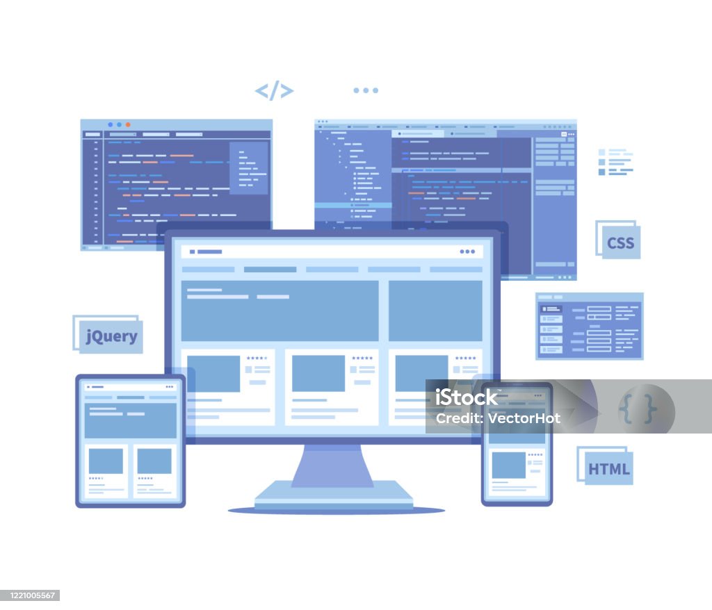 Frontend Development Creating A Site Layout Template Website Ui Ux ...