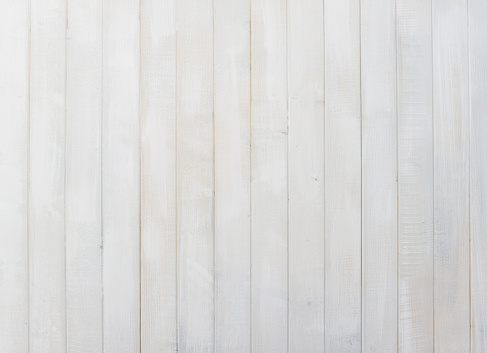 White Wood Wall Texture and Backgroud