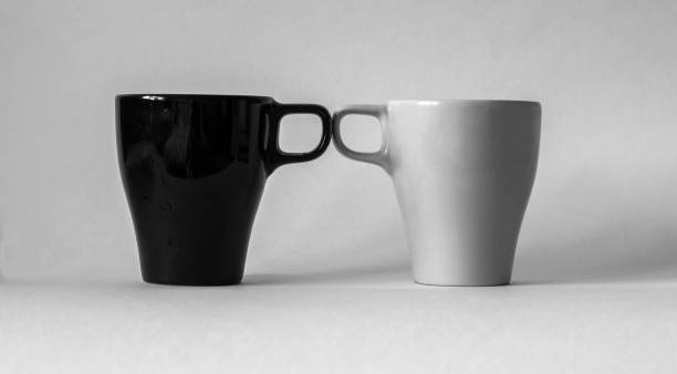 istock Black and white mug close up shot 1221011612