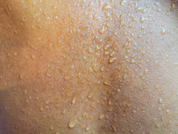 istock Water drops at the skin 1221016024