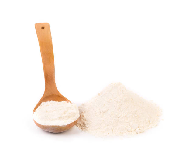 istock Still life with flour and a wooden spoon. 1221024056