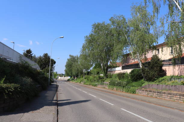 istock Central Street in Corbas - Corbas Village 1221026302