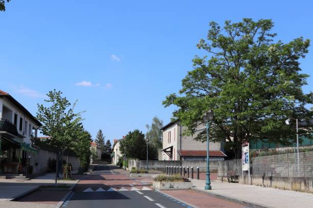 istock Central Street in Corbas - Corbas Village 1221026963