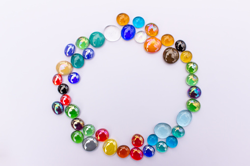 Multi-coloured beads background