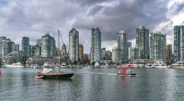 High resolution view of downtown Vancouver, BC, Canada