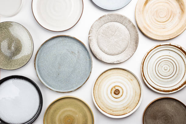 istock homemade pottery plates 1221036266