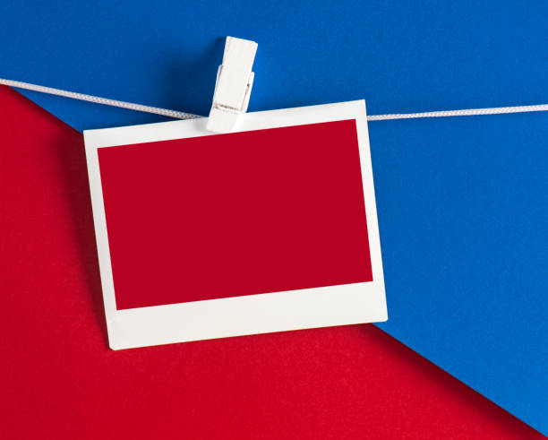 istock Blank Photo on a Clothesline 1221037284