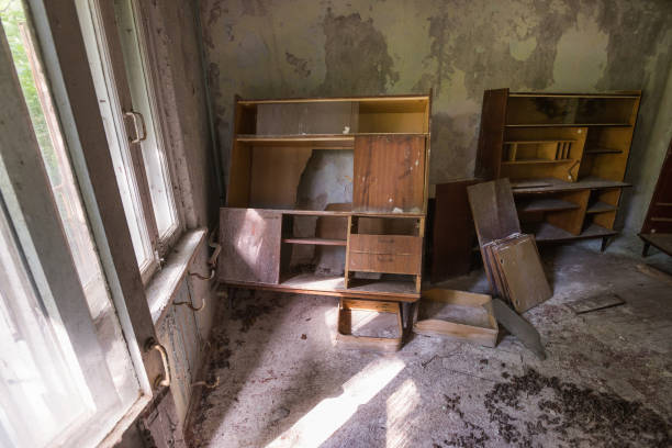 istock Abandoned apartment in Chernobyl 1221039044