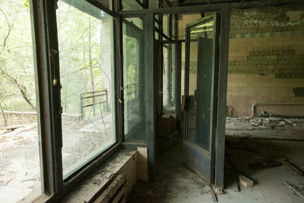 istock Abandoned shop in Chernobyl 1221039052