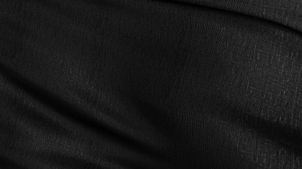 istock Empty black flag and copy space for advertisement. Mockup. 3d abstract illustration. 1221039212