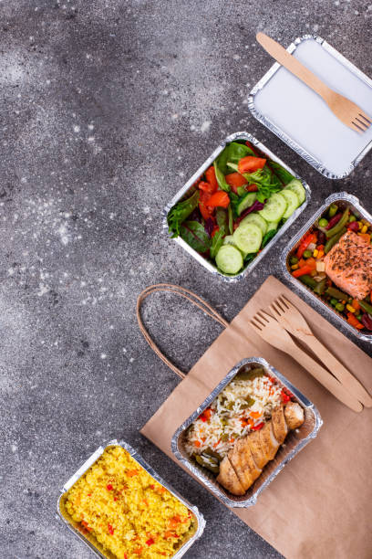 istock Food delivery concept. Lunch in container 1221062131