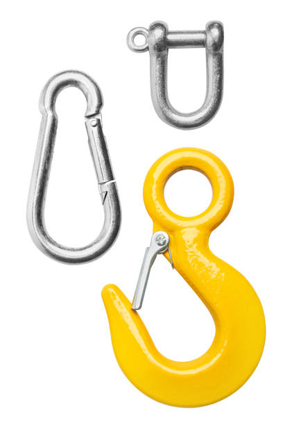 istock Set of Metal hook, isolated on white 1221074596