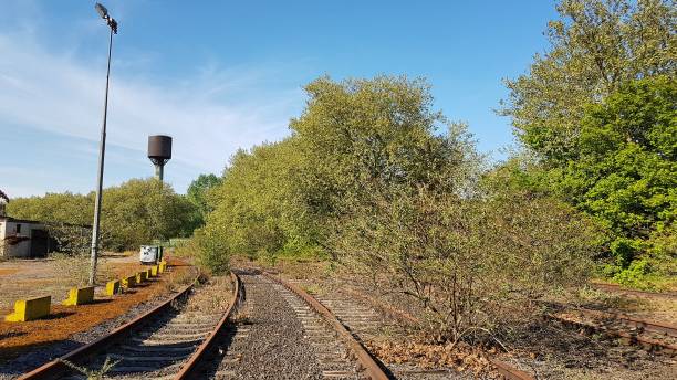 A railway in the factory