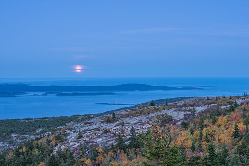 Acadia National Park, Maine, Bar Harbor, Autumn, Cadillac Mountain