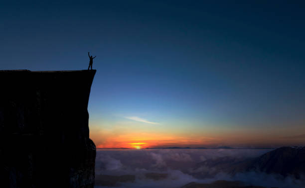 istock Male Hiker Celebrating Success 1221079193