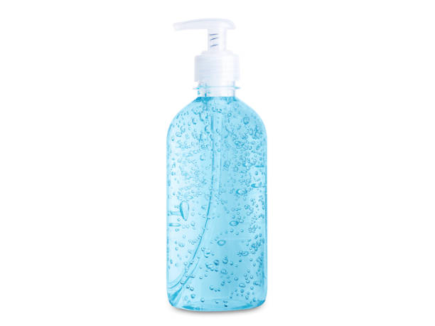 istock Picture of an alcohol pump bottle on a white background, include clipping mask 1221083367