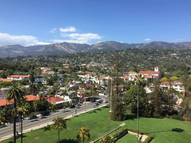 istock Santa Barbara County Courthouse View, California, USA 1221088329