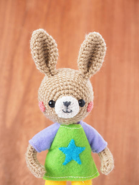 istock Small and cute animal amigurumi 1221095783