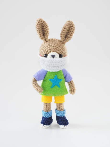 istock Small and cute animal amigurumi 1221095800