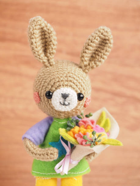 istock Small and cute animal amigurumi 1221096344