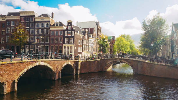 istock Tourist famous place at Amsterdam Netherlands 1221101128