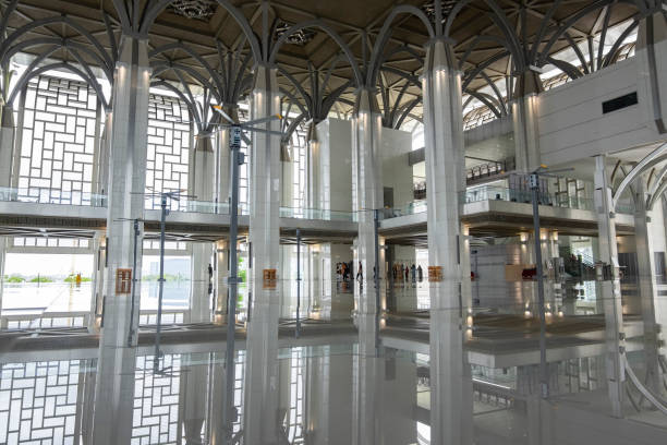 istock beautiful architecture of modern mosque in Malaysia 1221115656