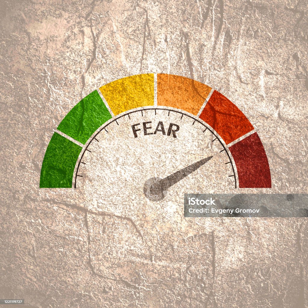 Fear Intensity Scale Fear Level Meter Stock Illustration - Download Image Now - Rating ...