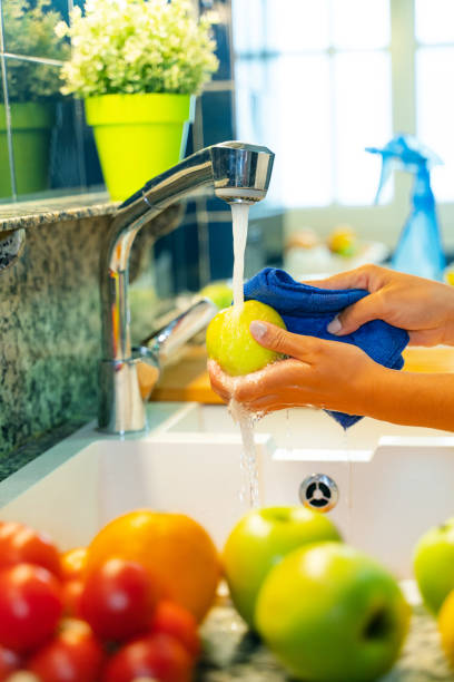 istock Disinfecting food for Coronavirus avoidance 1221121350