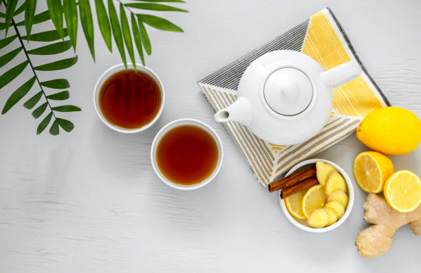 istock Asian tea concept. Traditional Asian tea ceremony arrangement. 1221124218