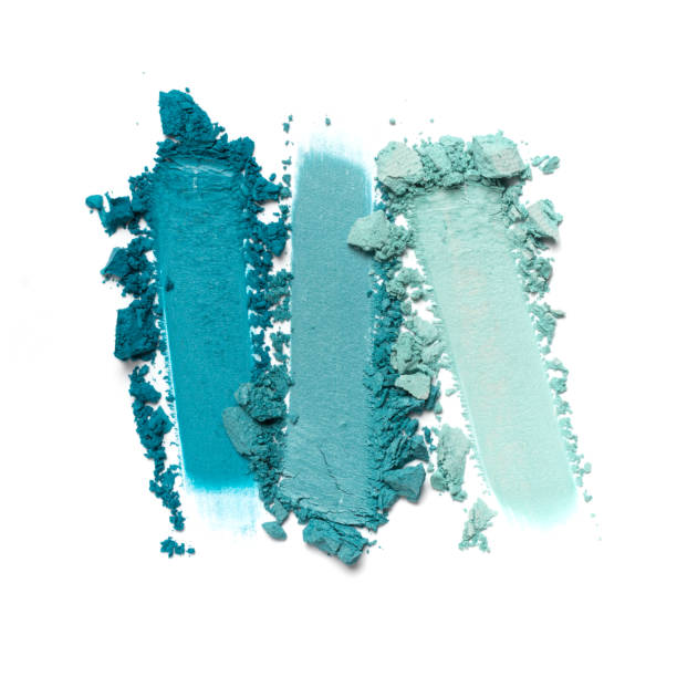 istock Broken bright eyeshadow as sample of cosmetic product 1221127690