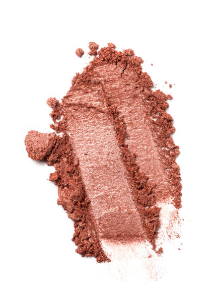 istock Broken shiny brown or bronze color eyeshadow 1221127788