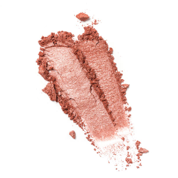 istock Broken shiny brown or bronze color eyeshadow 1221127794