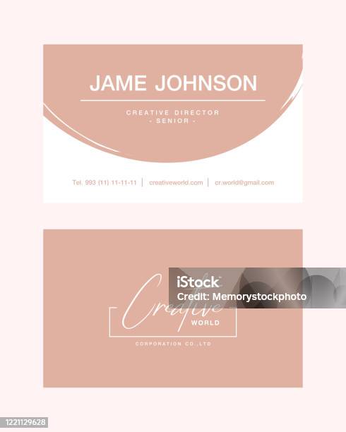 Name Vector Creative Creative Direction Namecard Vector Design Stock Illustration - Download ...