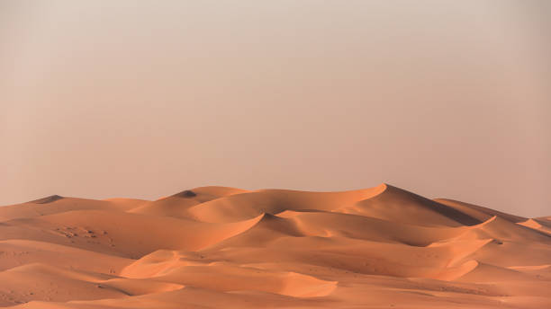 Empty Quarter Rub' al Khali Desert Dunes Panorama