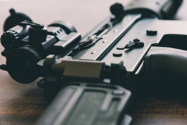 istock Swedish army assault rifle 1221134379