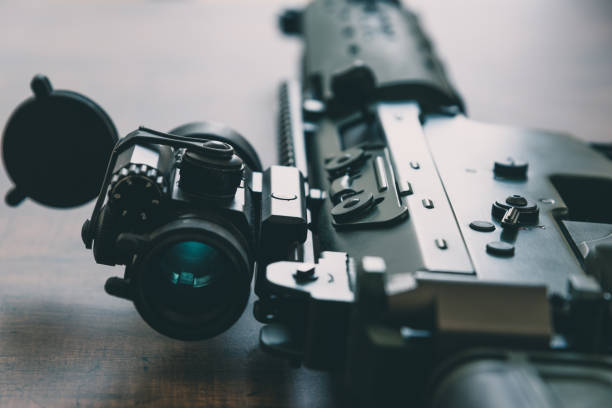 istock Swedish army assault rifle 1221134380