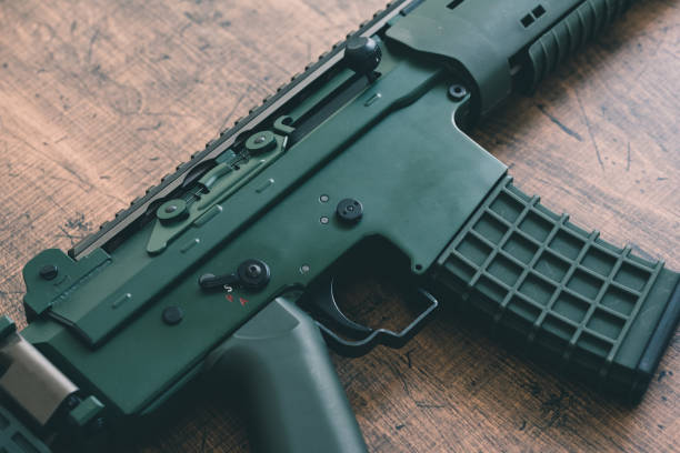 istock Swedish army assault rifle 1221134422