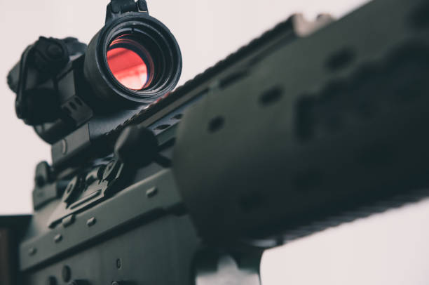 istock Swedish army assault rifle 1221134692