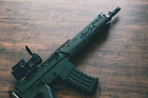 istock Swedish army assault rifle 1221135338