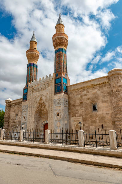 Gok Medrese in Sivas City, Turkey. stock photo