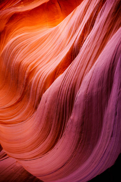 upper antelope canyon, lake powell, arizona, usa - upper antelope canyon imagens e fotografias de stock