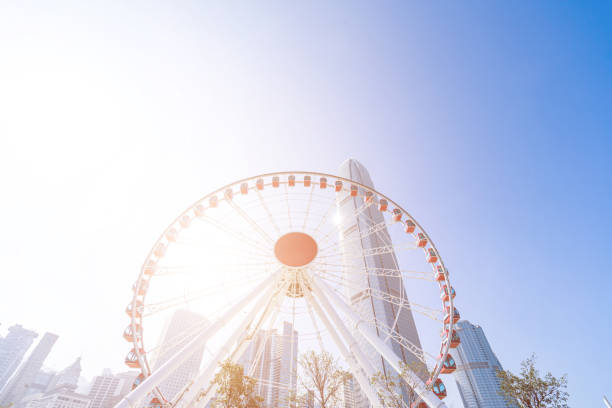 istock Ferris Wheel in Hong Kong 1221149311